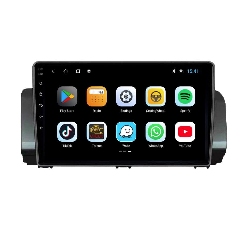 Navigatie dedicata cu Android Dacia Logan III dupa 2021, 2GB RAM, Radio GPS Dual Zone, Display HD QLED 9" Touchscreen, Internet Wi-Fi si slot SIM 4G, Bluetooth, MirrorLink, USB - Imagine 6