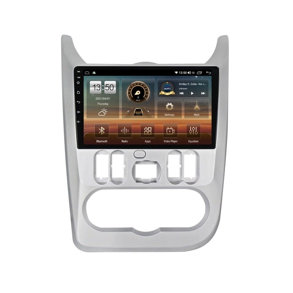 Navigatie dedicata cu Android Dacia Sandero I 2008 - 2013, 4GB RAM, Radio GPS Dual Zone, Display HD QLED 9