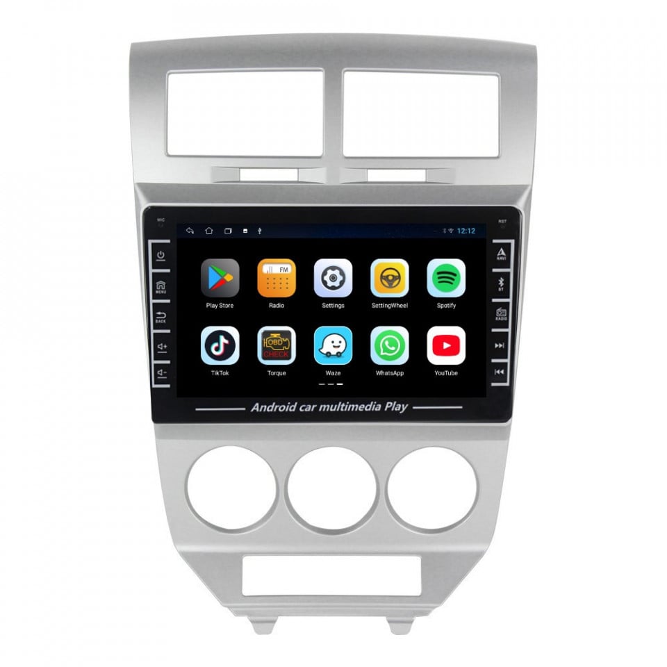 Navigatie dedicata cu Android Dodge Caliber 2006 - 2010, 1GB RAM, Radio GPS Dual Zone, Display HD IPS 8