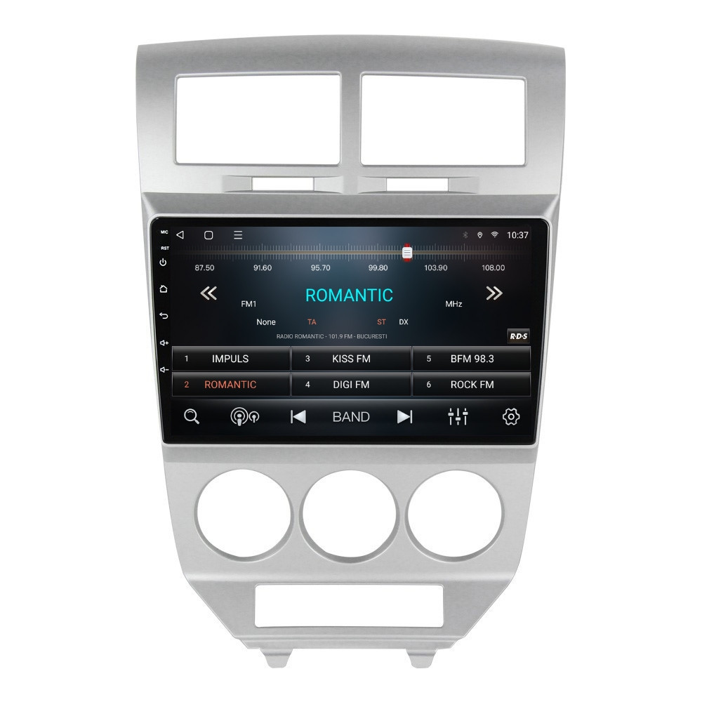 Navigatie dedicata cu Android Dodge Caliber 2006 - 2010, 2GB RAM, Radio GPS Dual Zone, Display HD QLED 10