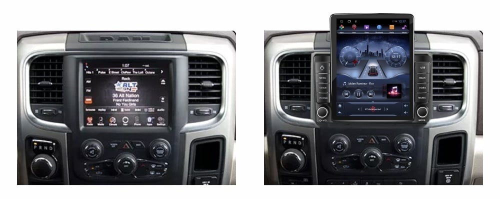 Navigatie dedicata cu Android Dodge RAM 2013 - 2018, clima automata, 1GB RAM, Radio GPS Dual Zone, Touchscreen IPS 9.7