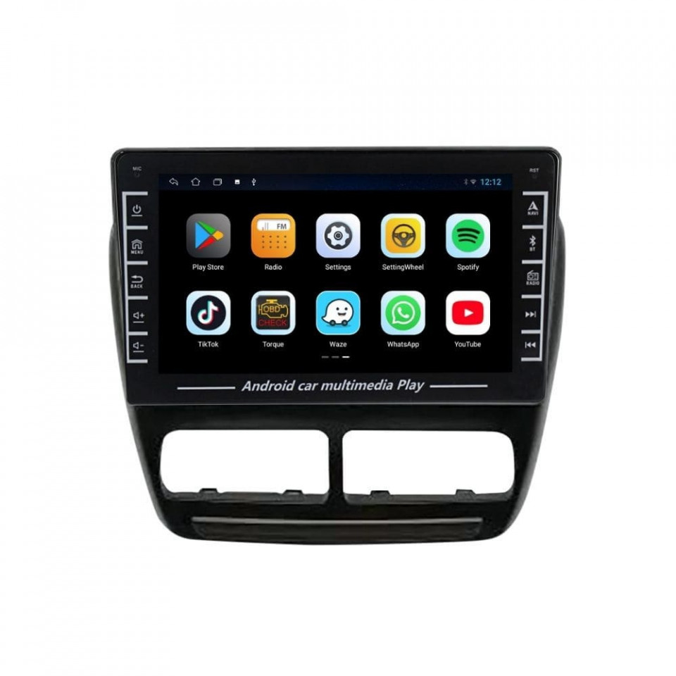 Navigatie dedicata cu Android Fiat Doblo 2010 - 2015, 1GB RAM, Radio GPS Dual Zone, Display HD IPS 8