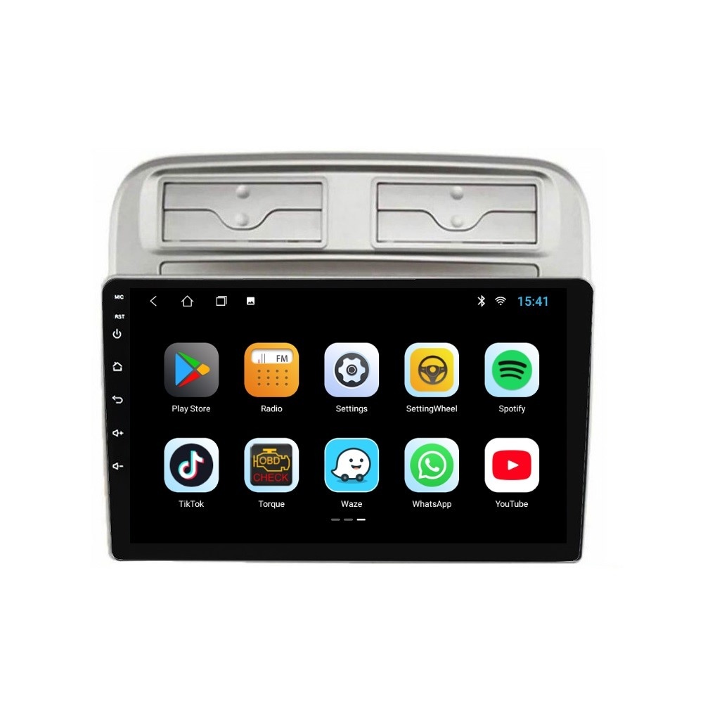 Navigatie dedicata cu Android Fiat Punto 199 / Grande Punto 2005 - 2010, 1GB RAM, Radio GPS Dual Zone, Display HD IPS 9