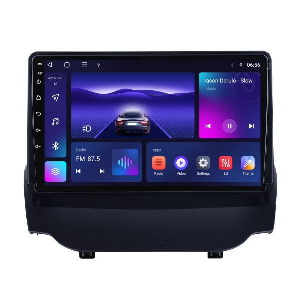 Navigatie dedicata cu Android Ford Ecosport 2012 - 2018, 2GB RAM, Radio GPS Dual Zone, Display HD QLED 9" Touchscreen, Internet Wi-Fi si slot SIM 4G, Bluetooth, MirrorLink, USB - Imagine 2