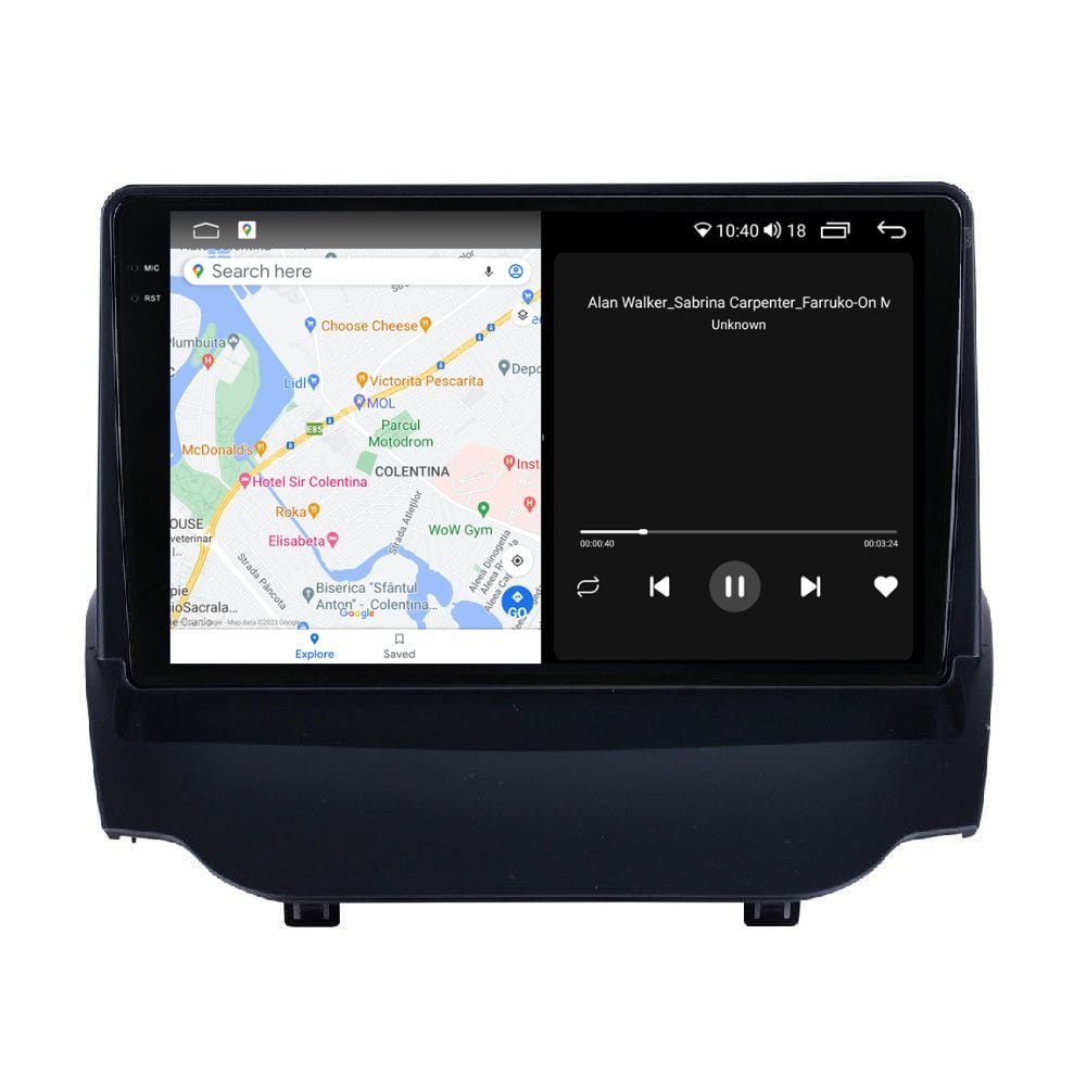 Navigatie dedicata cu Android Ford Ecosport 2012 - 2018, 8GB RAM, Radio GPS Dual Zone, Display 2K QLED 9.5