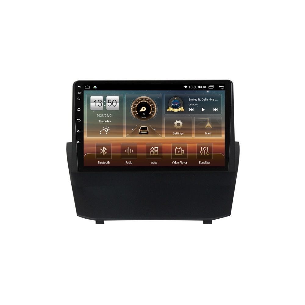 Navigatie dedicata cu Android Ford Fiesta VI 2008 - 2019, 2GB RAM, Radio GPS Dual Zone, Display HD QLED 9