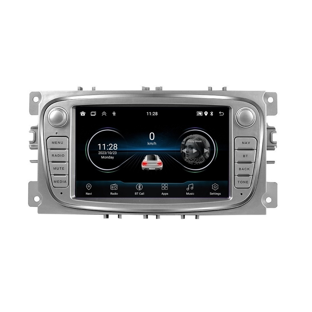 Navigatie dedicata cu Android Ford Mondeo IV 2007 - 2014, gri, 2GB RAM, Radio GPS Dual Zone, Display HD 7