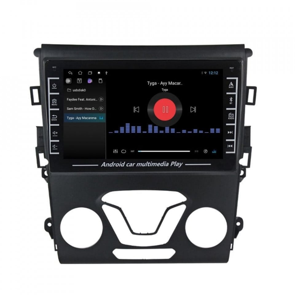 Navigatie dedicata cu Android Ford Mondeo V dupa 2014 fara navigatie originala, 1GB RAM, Radio GPS Dual Zone, Display HD IPS 8