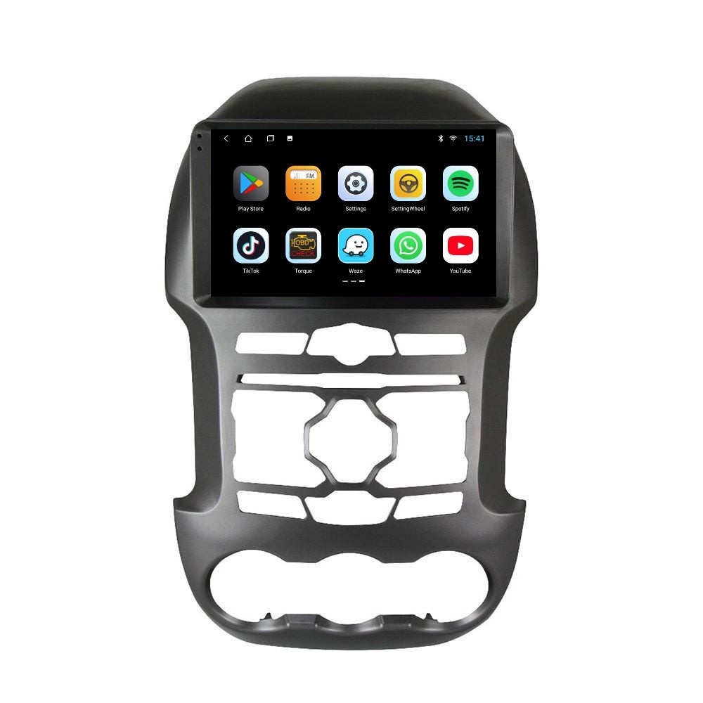 Navigatie dedicata cu Android Ford Ranger 2011 - 2015, 2GB RAM, Radio GPS Dual Zone, Display HD IPS 9