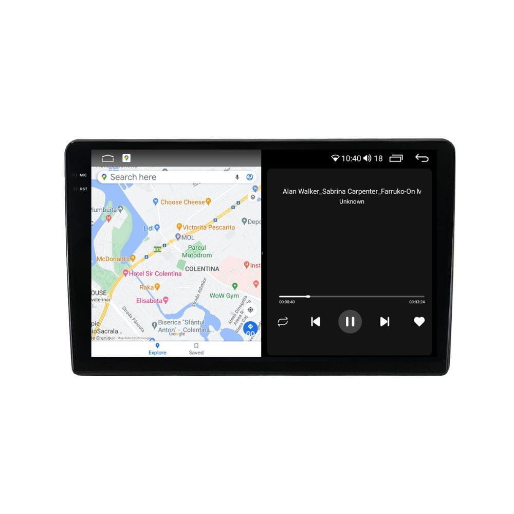 Navigatie dedicata cu Android Ford Transit dupa 2020, 8GB RAM, Radio GPS Dual Zone, Display 2K QLED 10.36\'\' Touchscreen, Internet Wi-Fi si slot SIM 4G, Bluetooth, MirrorLink, USB, Waze - 3 | YEO