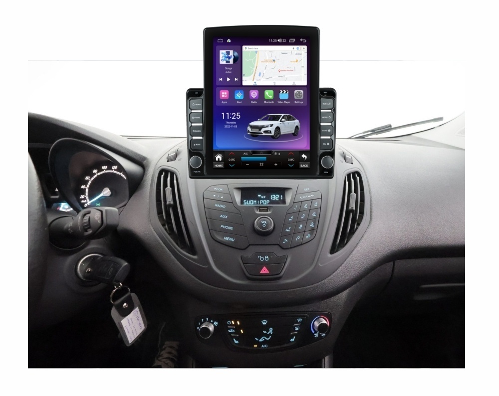 Navigatie dedicata cu Android Ford Transit / Tourneo Courier 2014 - 2023 fara ecran din fabrica, 8GB RAM, Radio GPS Dual Zone, Touchscreen IPS 9.7