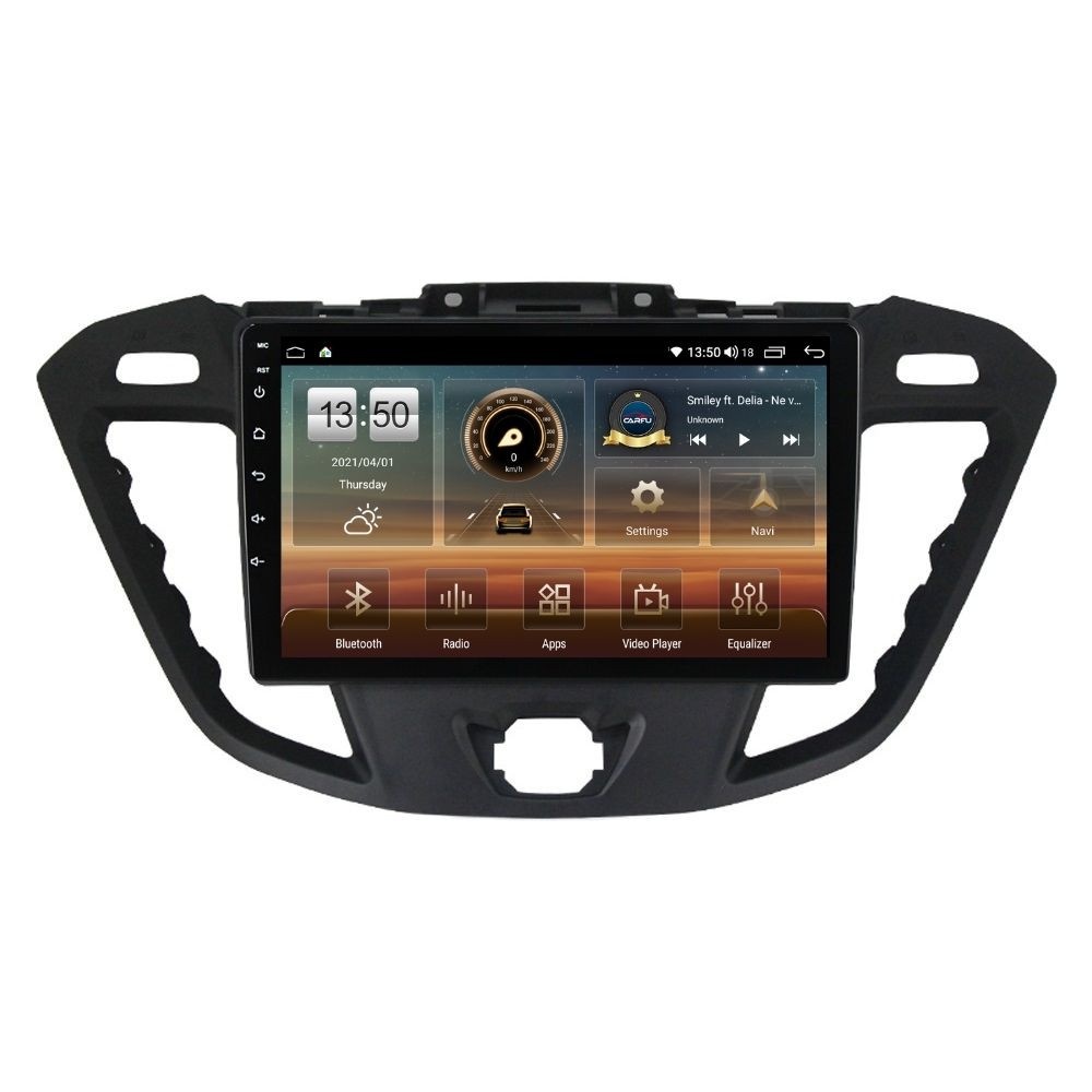 Navigatie dedicata cu Android Ford Transit / Tourneo Custom 2012 - 2018, 4GB RAM, Radio GPS Dual Zone, Display HD QLED 9