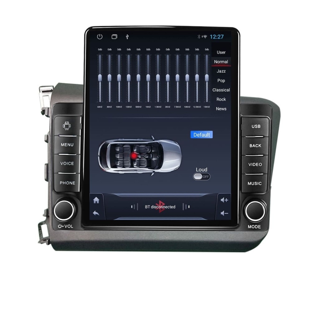 Navigatie dedicata cu Android Honda Civic IX Sedan 2011 - 2015, 1GB RAM, Radio GPS Dual Zone, Touchscreen IPS 9.7" HD tip Tesla, Internet Wi-Fi, Bluetooth, MirrorLink, USB - Imagine 6