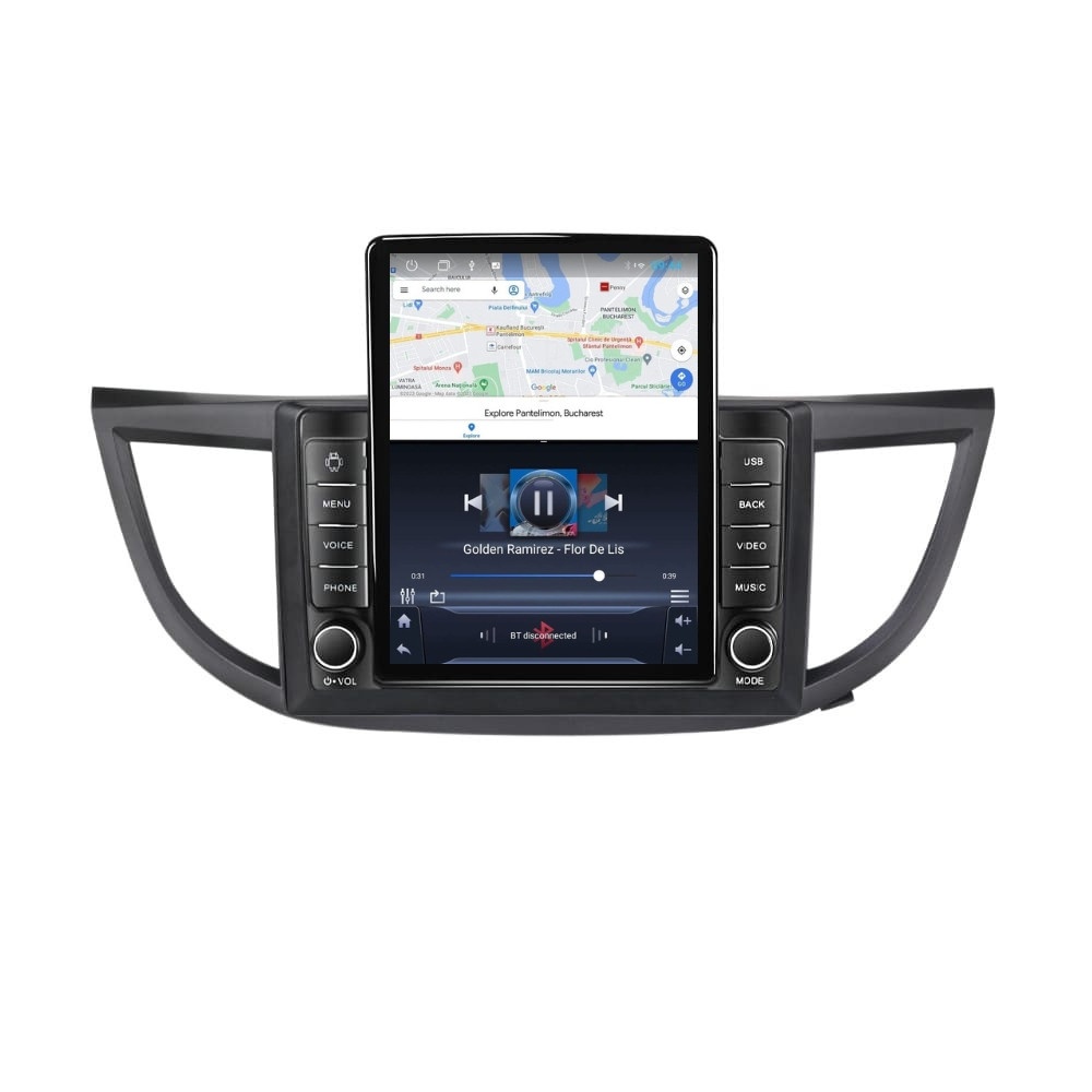 Navigatie dedicata cu Android Honda CR-V IV 2012 - 2018, 1GB RAM, Radio GPS Dual Zone, Touchscreen IPS 9.7" HD tip Tesla, Internet Wi-Fi, Bluetooth, MirrorLink, USB - Imagine 3