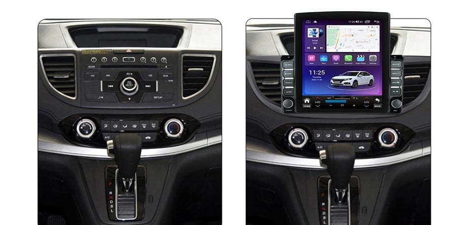 Navigatie dedicata cu Android Honda CR-V IV 2012 - 2018, 8GB RAM, Radio GPS Dual Zone, Touchscreen IPS 9.7