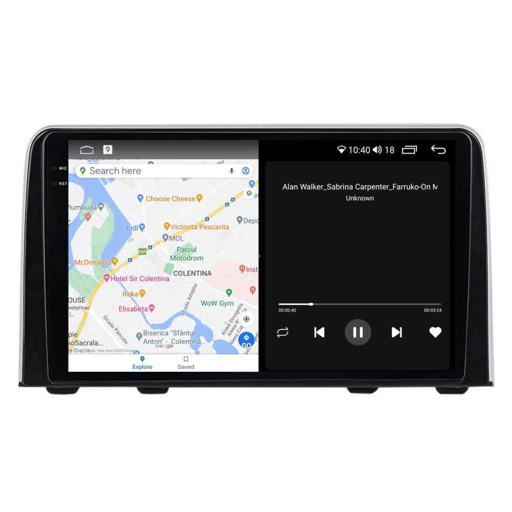 Navigatie dedicata cu Android Honda CR-V V 2017 - 2022, 4GB RAM, Radio GPS Dual Zone, Display 2K QLED 9.5