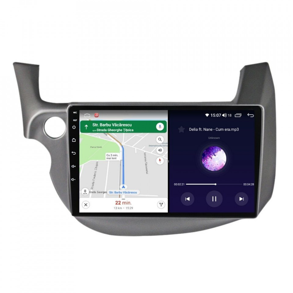 Navigatie dedicata cu Android Honda Jazz III 2007 - 2013, 6GB RAM, Radio GPS Dual Zone, Display HD QLED 10" Touchscreen, Internet Wi-Fi si slot SIM 4G, Bluetooth, MirrorLink, USB - Imagine 7