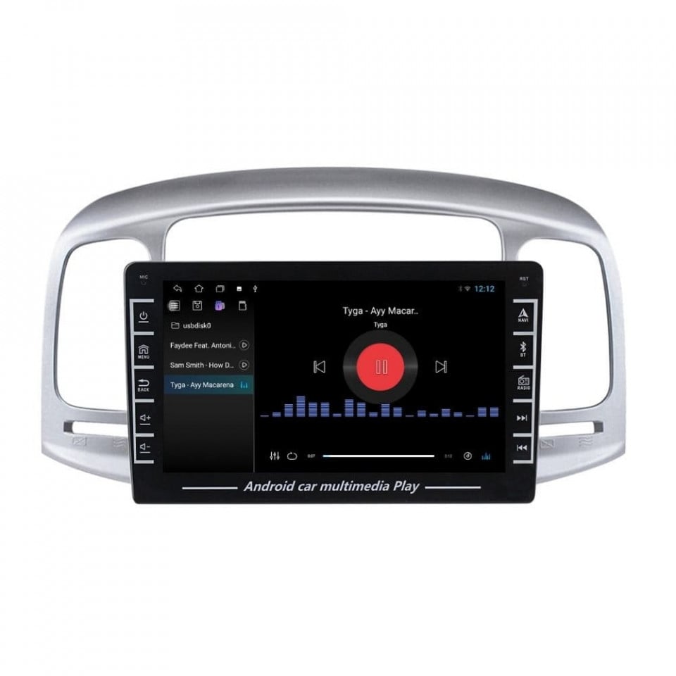 Navigatie dedicata cu Android Hyundai Accent III 2005 - 2010, 1GB RAM, Radio GPS Dual Zone, Display HD IPS 8