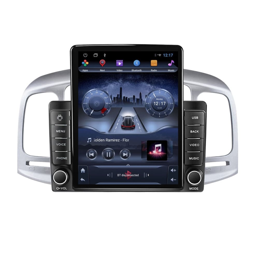 Navigatie dedicata cu Android Hyundai Accent III 2005 - 2010, 1GB RAM, Radio GPS Dual Zone, Touchscreen IPS 9.7