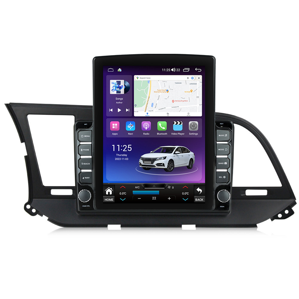 Navigatie dedicata cu Android Hyundai Elantra VI 2015 - 2018, 4GB RAM, Radio GPS Dual Zone, Touchscreen IPS 9.7