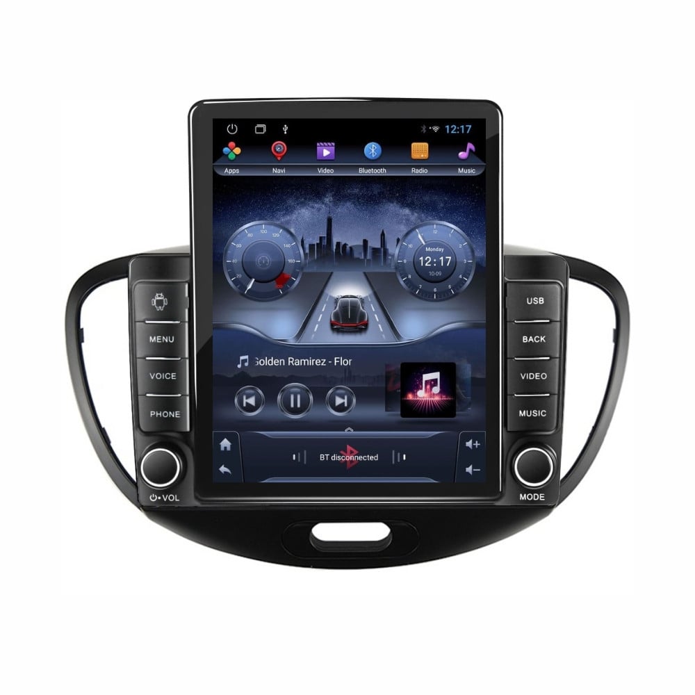 Navigatie dedicata cu Android Hyundai i10 2007 - 2013, 2GB RAM, Radio GPS Dual Zone, Touchscreen IPS 9.7