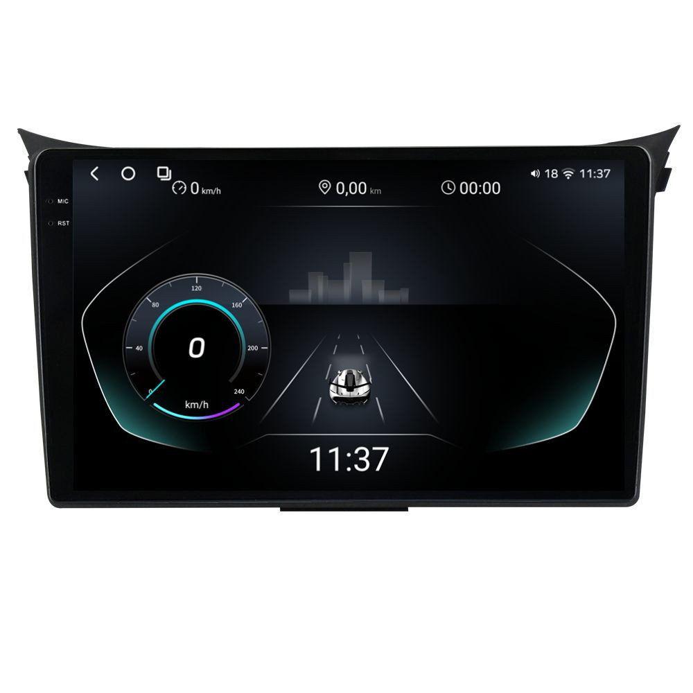 Navigatie dedicata cu Android Hyundai i30 2011 - 2017, 12GB RAM, Radio GPS Dual Zone, Display 2K QLED 9.5