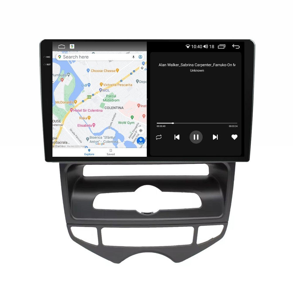 Navigatie dedicata cu Android Hyundai ix20 2010 - 2019, clima automata, 8GB RAM, Radio GPS Dual Zone, Display 2K QLED 9.5