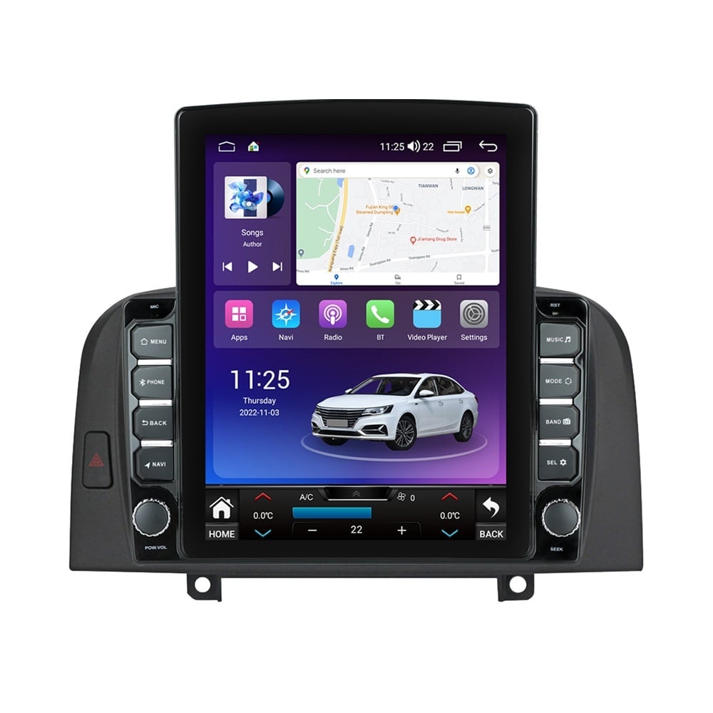 Navigatie dedicata cu Android Hyundai Sonata V 2004 - 2009, 4GB RAM, Radio GPS Dual Zone, Touchscreen IPS 9.7