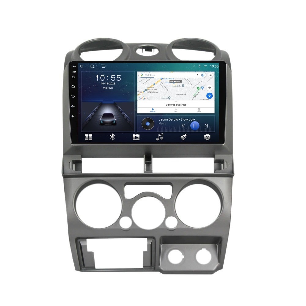 Navigatie dedicata cu Android Isuzu D-Max I 2007 - 2012, 2GB RAM, Radio GPS Dual Zone, Display HD QLED 9