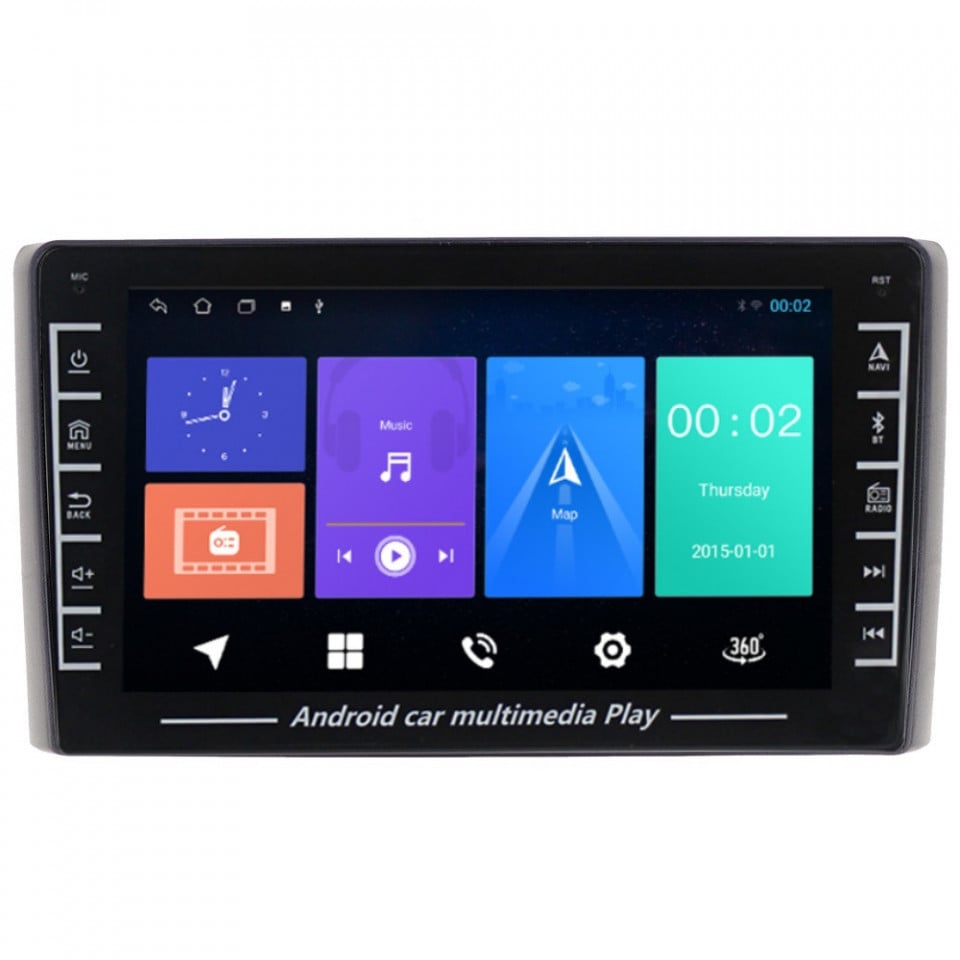 Navigatie dedicata cu Android Iveco Daily 2006 - 2014, 1GB RAM, Radio GPS Dual Zone, Display HD IPS 8