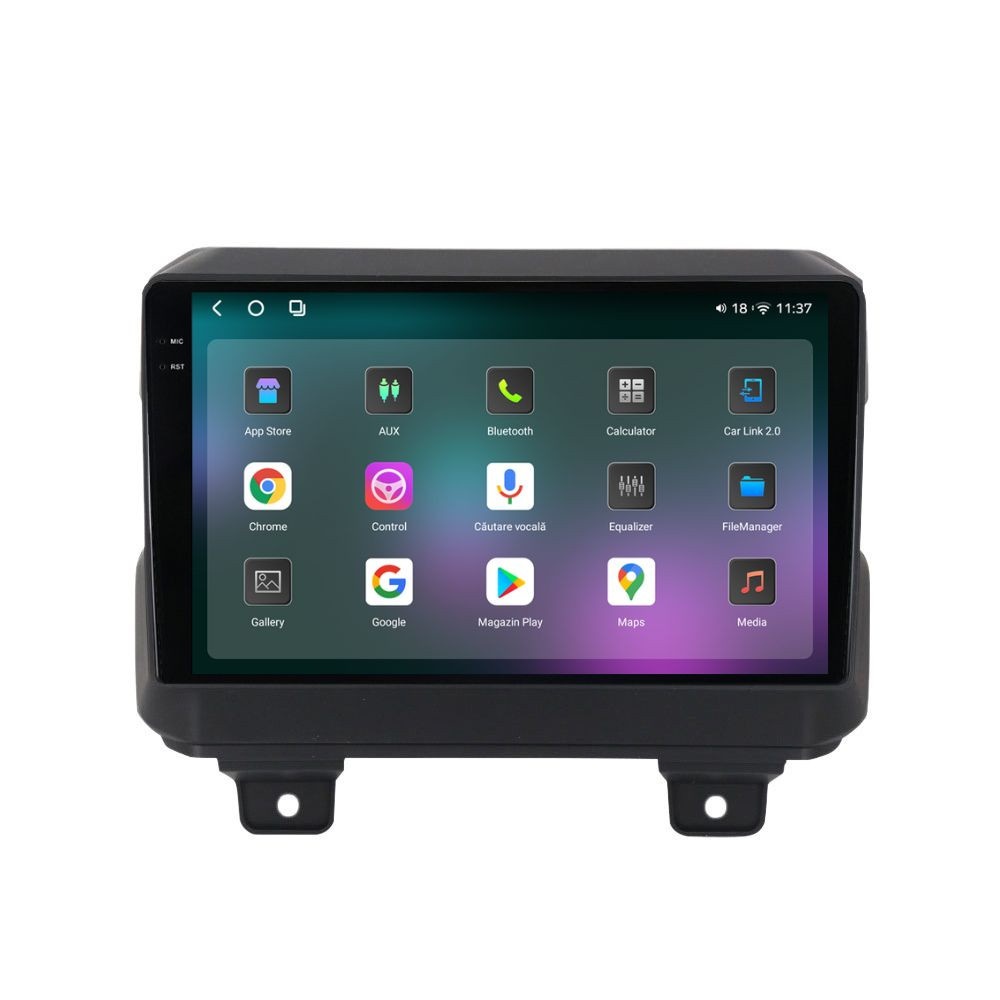 Navigatie dedicata cu Android Jeep Gladiator dupa 2019, 12GB RAM, Radio GPS Dual Zone, Display 2K QLED 9.5