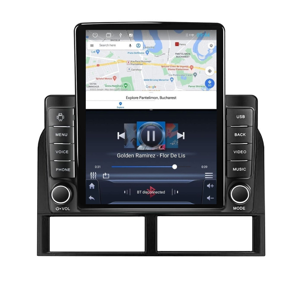 Navigatie dedicata cu Android Jeep Grand Cherokee II 1998 - 2005, 2GB RAM, Radio GPS Dual Zone, Touchscreen IPS 9.7