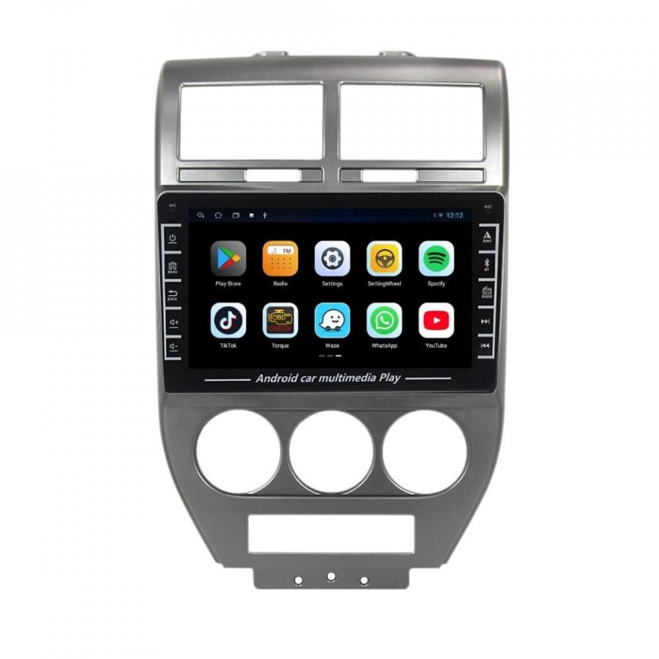 Navigatie dedicata cu Android Jeep Patriot I 2006 - 2010, 1GB RAM, Radio GPS Dual Zone, Display HD IPS 8