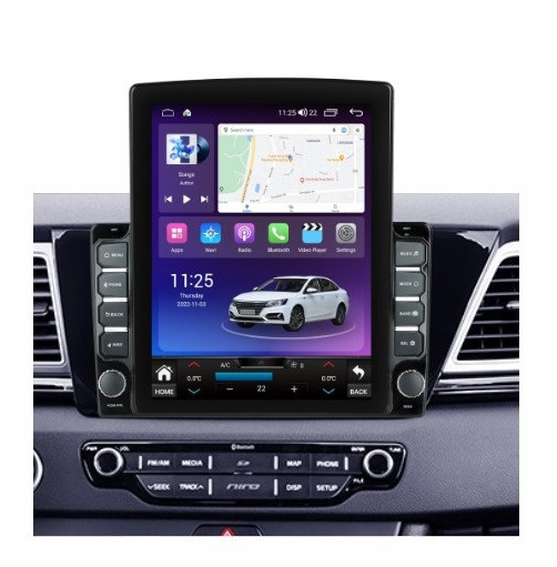 Navigatie dedicata cu Android Kia Niro 2016 - 2019, 4GB RAM, Radio GPS Dual Zone, Touchscreen IPS 9.7