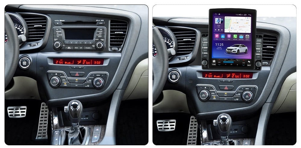 Navigatie dedicata cu Android Kia Optima I 2010 - 2015, 4GB RAM, Radio GPS Dual Zone, Touchscreen IPS 9.7