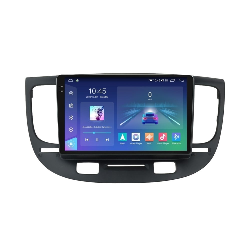 Navigatie dedicata cu Android Kia Rio II 2005 - 2011, 4GB RAM, Radio GPS Dual Zone, Display 2K QLED 9.5