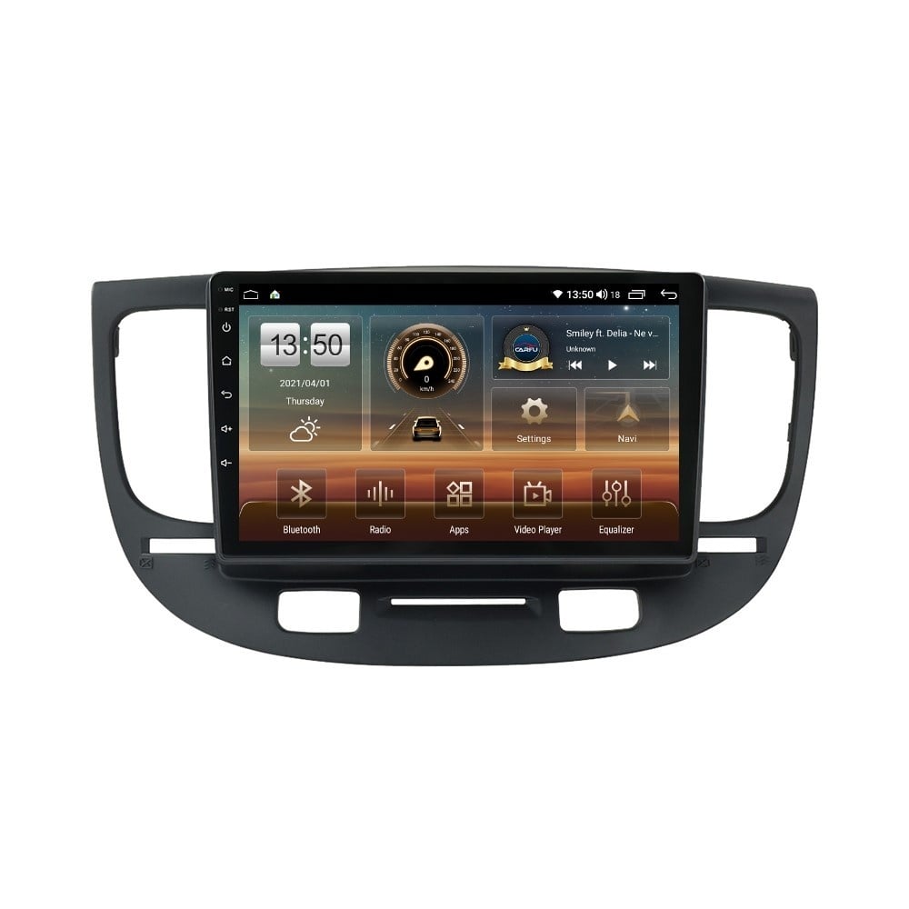 Navigatie dedicata cu Android Kia Rio II 2005 - 2011, 8GB RAM, Radio GPS Dual Zone, Display HD QLED 9