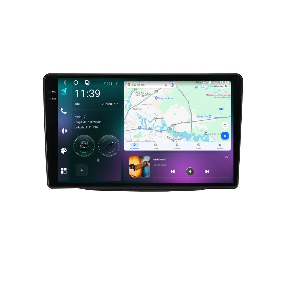 Navigatie dedicata cu Android Kia Sorento 2012 - 2015, 12GB RAM, Radio GPS Dual Zone, Display 2K QLED 9.5