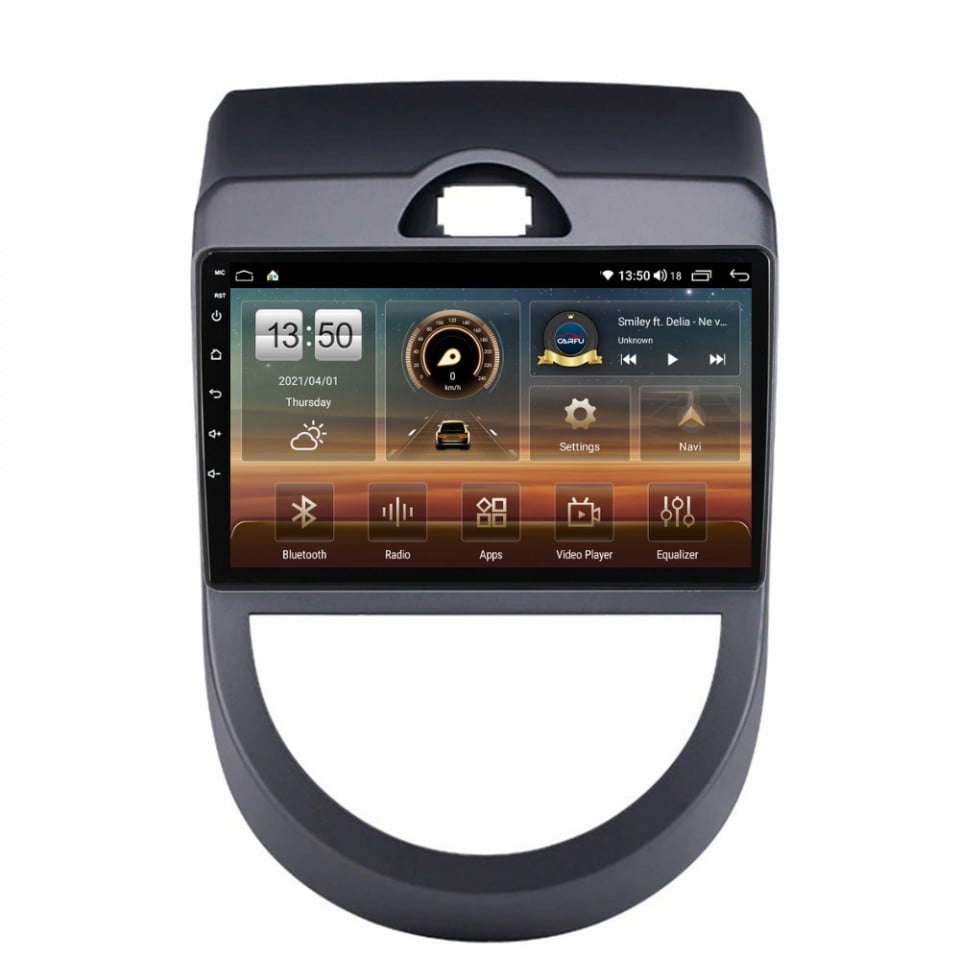 Navigatie dedicata cu Android Kia Soul 2009 - 2013, 6GB RAM, Radio GPS Dual Zone, Display HD QLED 9