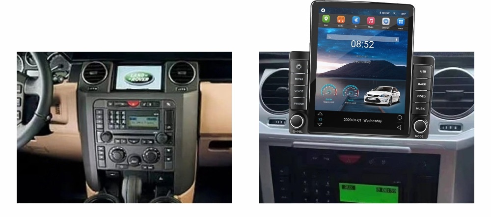 Navigatie dedicata cu Android Land Rover Discovery III 2004 - 2009, 1GB RAM, Radio GPS Dual Zone, Touchscreen IPS 9.7" HD tip Tesla, Internet Wi-Fi, Bluetooth, MirrorLink, USB - Imagine 4