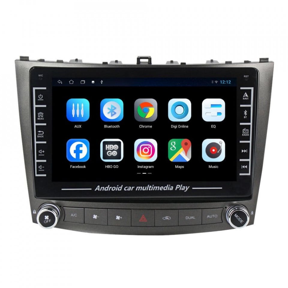 Navigatie dedicata cu Android Lexus IS 2005 - 2013, 1GB RAM, Radio GPS Dual Zone, Display HD IPS 8