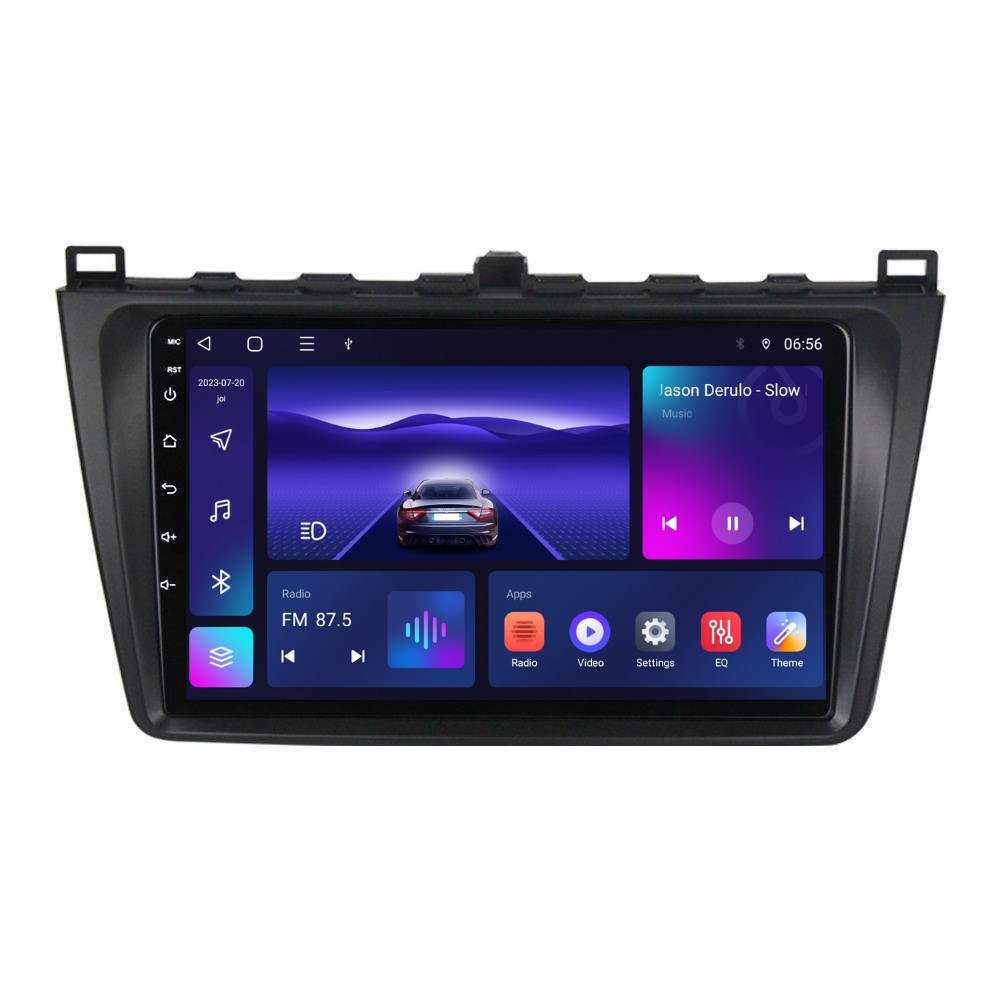 Navigatie dedicata cu Android Mazda 6 2008 - 2013, 2GB RAM, Radio GPS Dual Zone, Display HD QLED 9