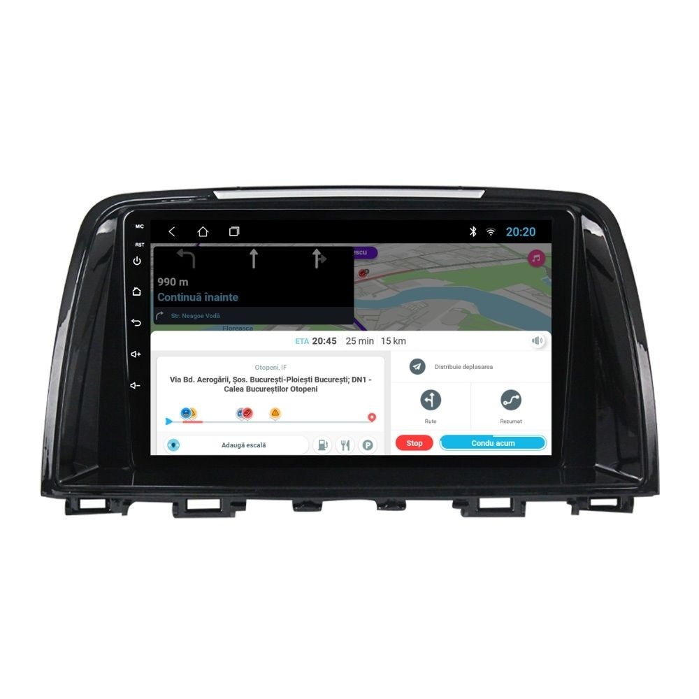 Navigatie dedicata cu Android Mazda 6 2013 - 2015, 1GB RAM, Radio GPS Dual Zone, Display HD IPS 9" Touchscreen, Internet Wi-Fi, Bluetooth, MirrorLink, USB - Imagine 7