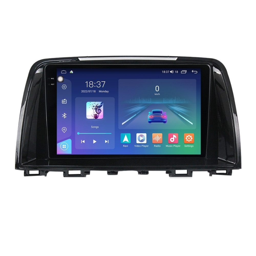 Navigatie dedicata cu Android Mazda 6 2013 - 2015, 8GB RAM, Radio GPS Dual Zone, Display 2K QLED 9.5