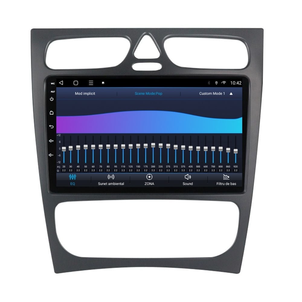 Navigatie dedicata cu Android Mercedes C-Class W203 2000 - 2004, 3GB RAM, Radio GPS Dual Zone, Display HD QLED 9