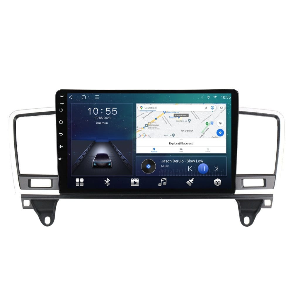 Navigatie dedicata cu Android Mercedes GL-Class GL X166 2012 - 2015, 3GB RAM, Radio GPS Dual Zone, Display HD QLED 9