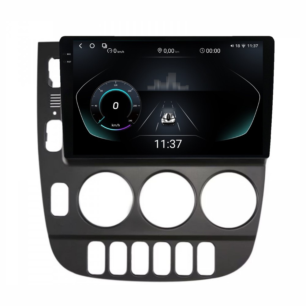 Navigatie dedicata cu Android Mercedes ML W163 1998 - 2001, 12GB RAM, Radio GPS Dual Zone, Display 2K QLED 9.5