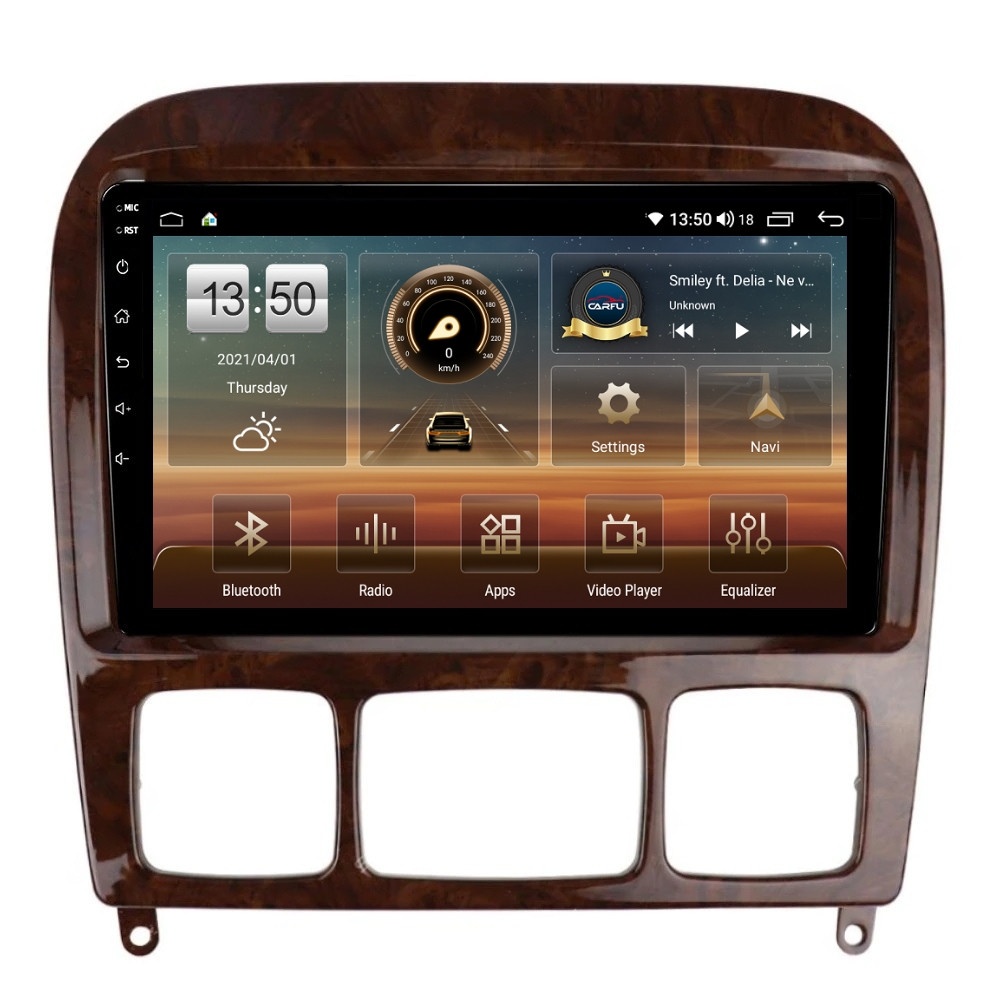 Navigatie dedicata cu Android Mercedes S-Class W220 1998 - 2005, 2GB RAM, Radio GPS Dual Zone, Display HD QLED 9