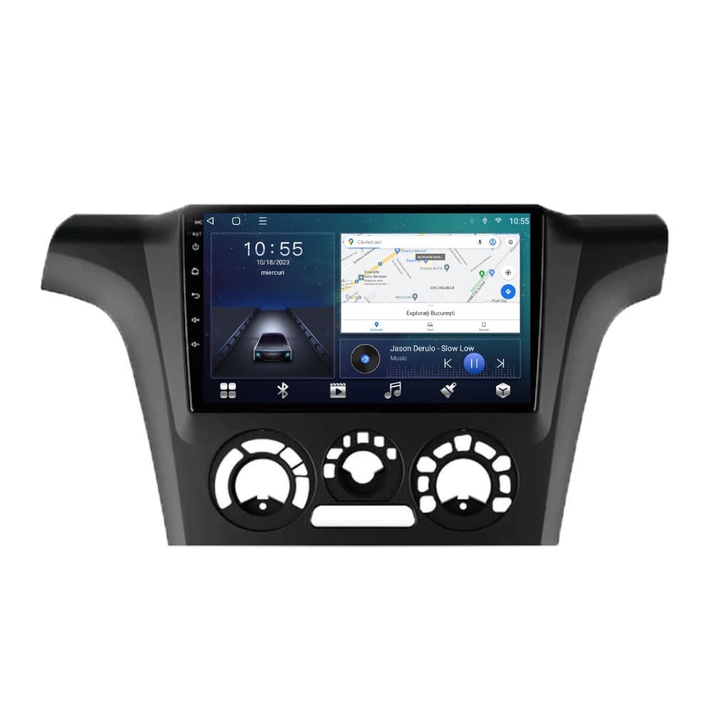 Navigatie dedicata cu Android Mitsubishi Outlander I 2001 - 2006, 2GB RAM, Radio GPS Dual Zone, Display HD QLED 10