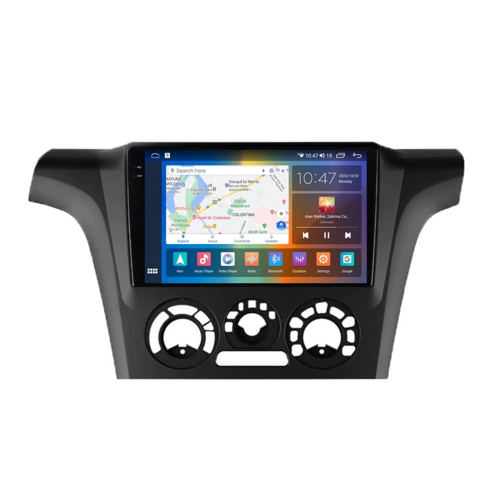 Navigatie dedicata cu Android Mitsubishi Outlander I 2001 - 2006, 4GB RAM, Radio GPS Dual Zone, Display 2K QLED 10.36